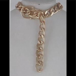 Fashion gold chain choker